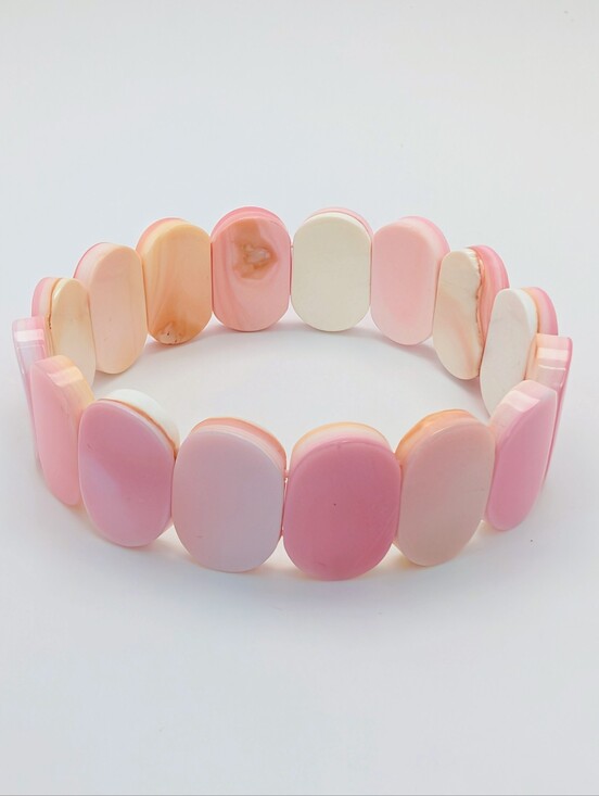 Jewelry - Pink Conch Stretchy Bracelet
